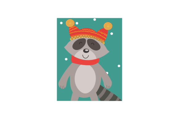Christmas Animal Character Illustration for Blog and Web Design