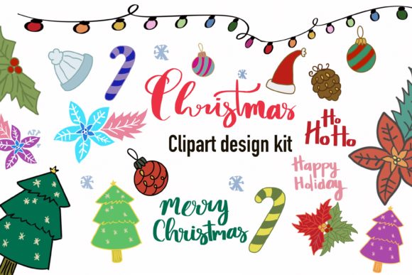 Christmas Clipart - Christmas Items Illustrations