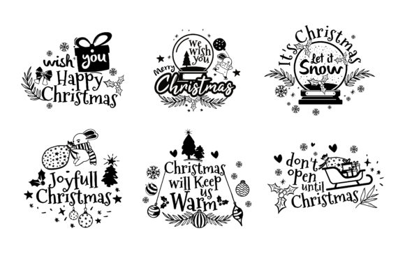Christmas Clipart for Design Quotes