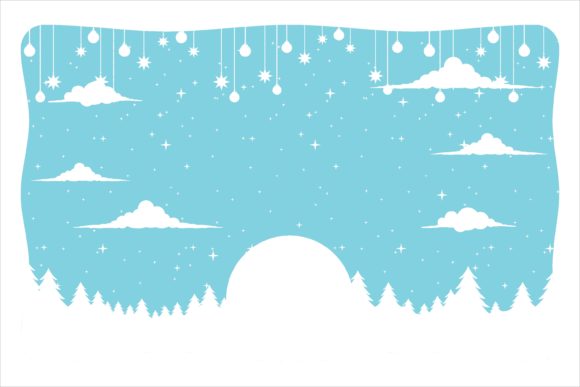 Christmas Cute Background Illustrations for Festive Web Design