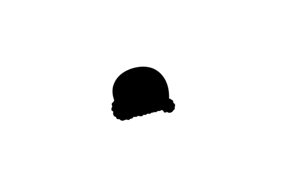 Christmas Hat Illustration Silhouette for Crafting and Design