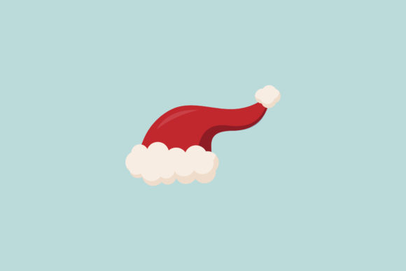 Christmas Santa Claus Hats Illustrations for Branding