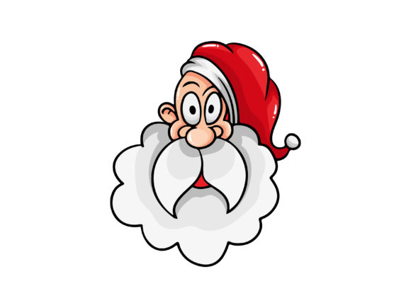 Christmas Shocked Santa Illustrations