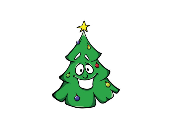 Christmas Tree Smile Illustrations