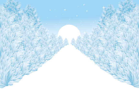 Christmas Tree with Snow Season Illustration Review