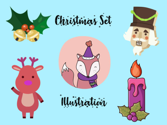 Christmas Vector Bundle Set for Kids 16 - Illustrations for Festive Content