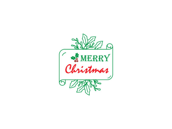Merry Christmas Frame Illustrations for Branding and Marketing
