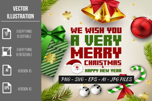 Merry Christmas Vector Clipart Bundle Review